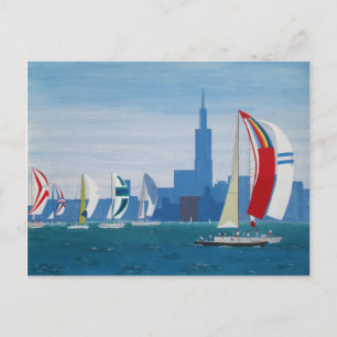 Carte postale "Lake Michigan - Chicago"