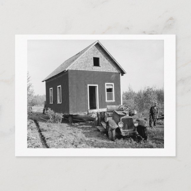 Carte Postale Lake of the Woods Mobile Home, années 1930 (Devant)