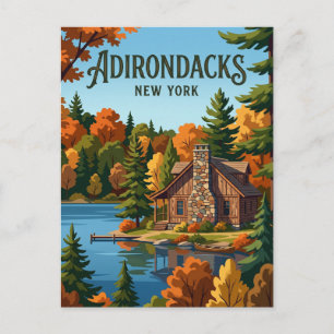 Carte Postale Lake Placid États-Unis