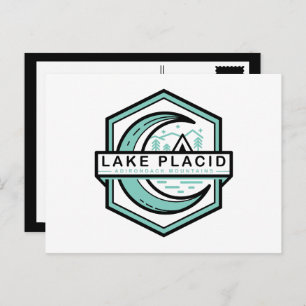 Carte Postale LAKE PLACID lune hexa
