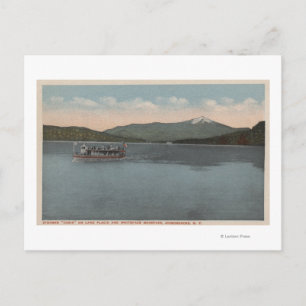 Carte Postale Lake Placid, New York - Vue sur Steamer Doris