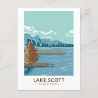 Lake Scott State Park Kansas Vintage