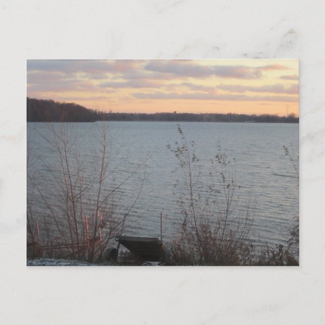 Carte postale Lake Shore Sunset (Devant)