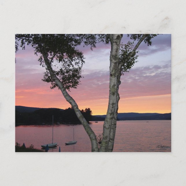 Carte postale Lake Sunset (Devant)