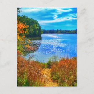 CARTE POSTALE LAKE TRAIL POSTCARD
