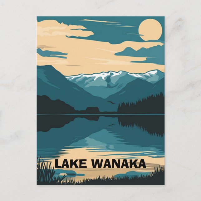 Carte Postale Lake Wanaka New Zealand Travel (Devant)