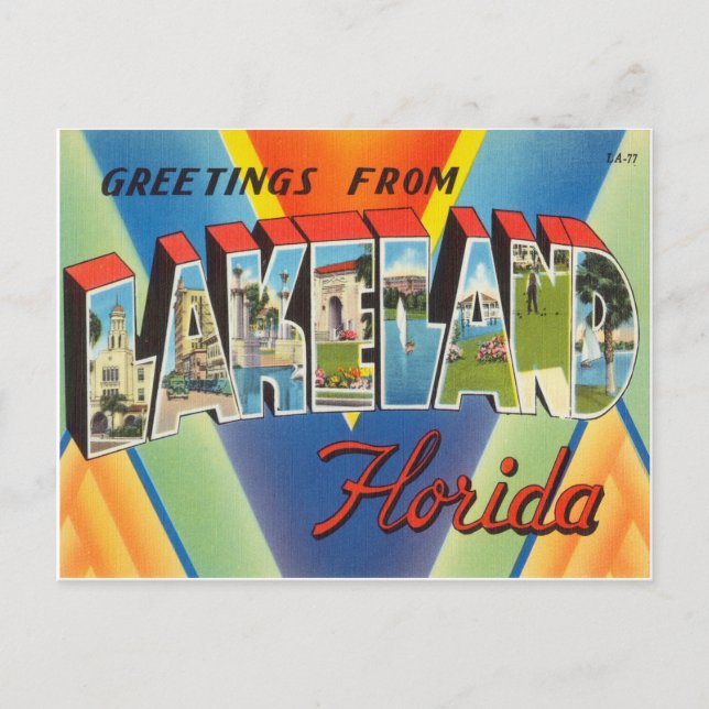 Carte Postale Lakeland Floride (Devant)