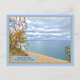 Carte Postale Lakeshore national des dunes de l'ours couché, car