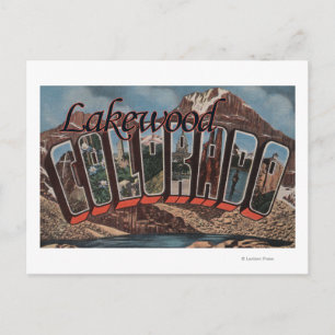 Carte Postale Lakewood, Colorado - Scènes de grandes lettres