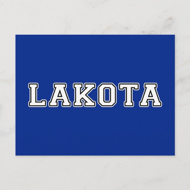 Carte Postale Lakota (Devant)