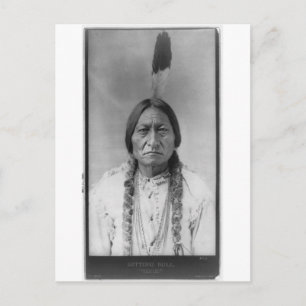 Carte Postale Lakota American Indian Chief Sitting Bull