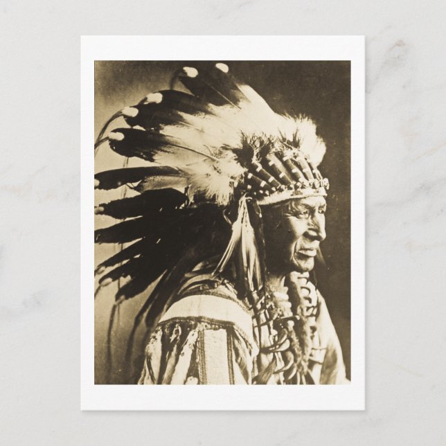 Carte Postale Lakota Sioux Chief White Swan (Devant)