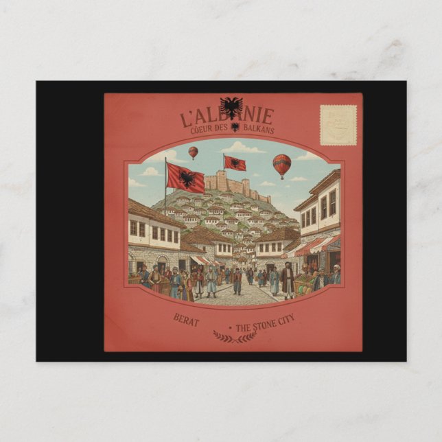 Carte postale ( L'Albanie ) (Devant)