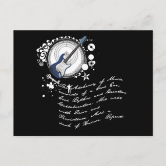 Carte Postale L'alchimie de la musique