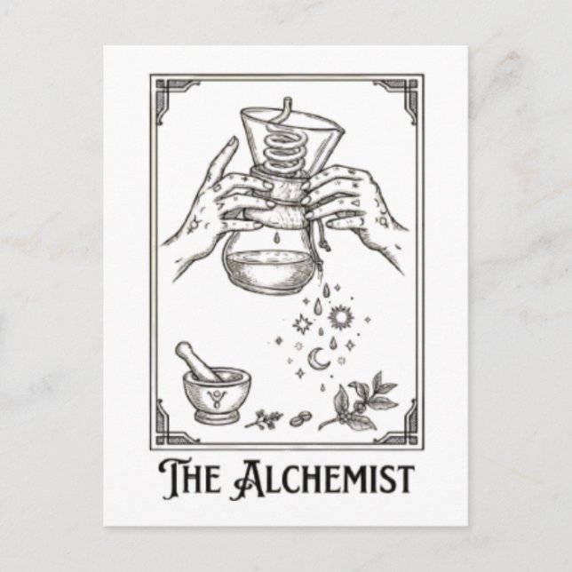 Carte Postale L'Alchimiste du Café (Devant)