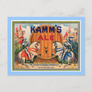 Carte Postale L'Ale Étiquette Vintage de Kamm