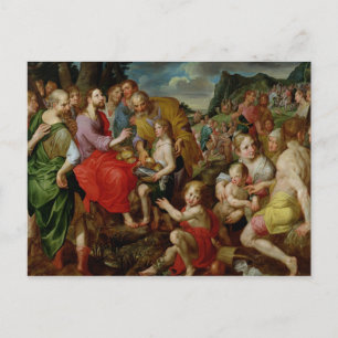 Carte Postale L'alimentation des cinq mille