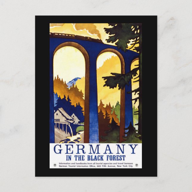 Carte Postale L'Allemagne Dans La Forêt-Noire (Devant)