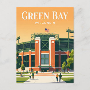 Carte Postale Lambeau Field États-Unis
