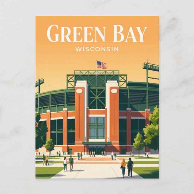 Carte Postale Lambeau Field États-Unis (Devant)