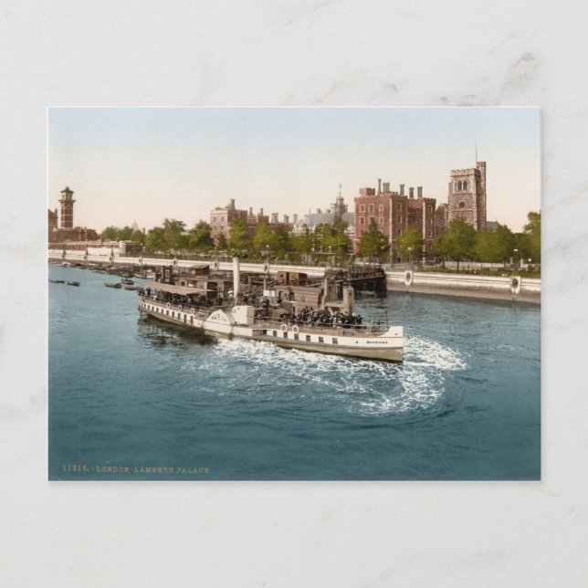 Carte Postale Lambeth Palace, Londres, Angleterre c.1895 (Devant)