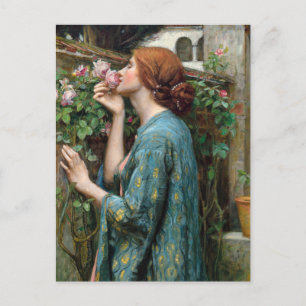Carte Postale L'âme du Rose   John William Waterhouse