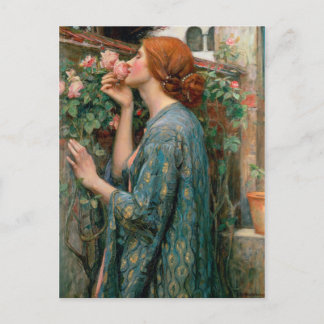 Carte Postale L'âme du Rose - John William Waterhouse