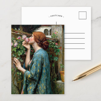 Carte Postale L'âme du Rose | John William Waterhouse