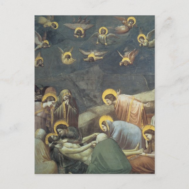 Carte Postale Lamentation Giotto Du Christ (Devant)