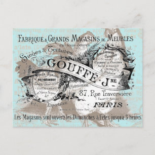 Carte Postale L'ameublement français de poulet