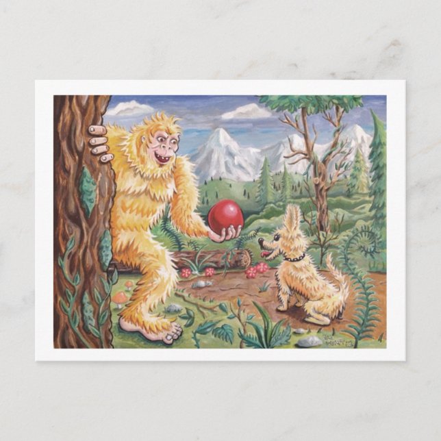 Carte Postale L'ami de Bigfoot (Devant)