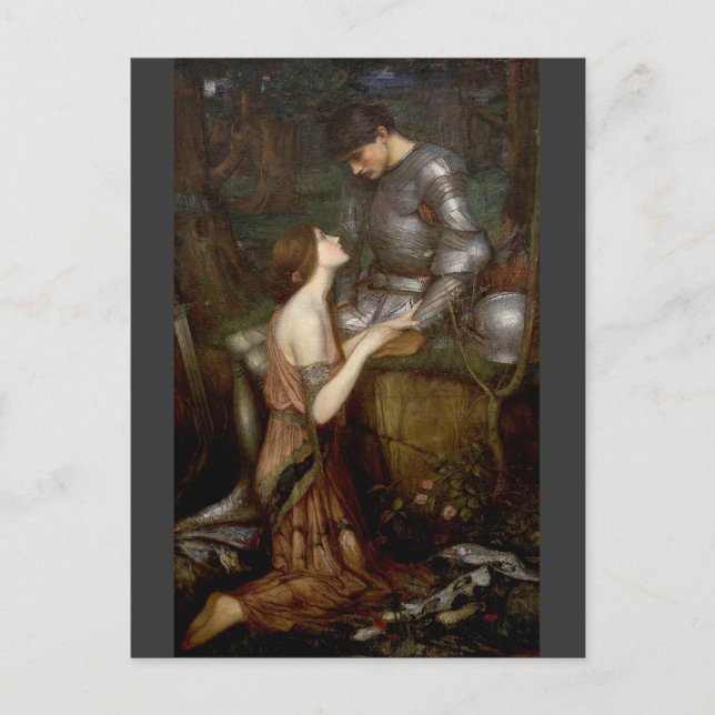 Carte Postale Lamia par John William Waterhouse (Devant)