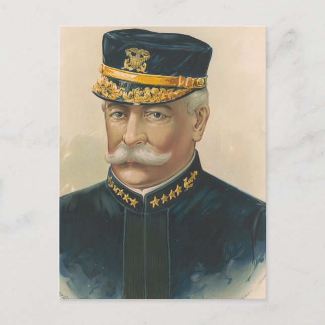 Carte Postale L'amiral George Dewey (Devant)