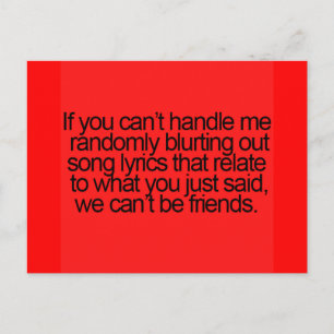 CARTE POSTALE L'AMITIÉ DRÔLE CITE LAISSER ÉCHAPPER ALÉATOIREMENT