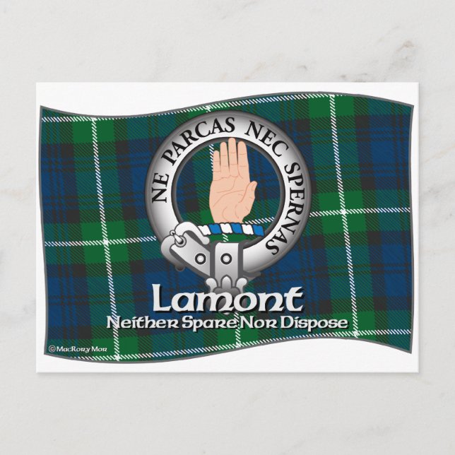 Carte Postale Lamont Clan (Devant)