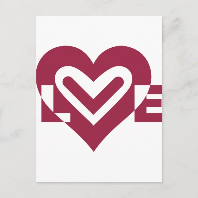 Carte Postale L'amour dans le vin pourpre (Devant)