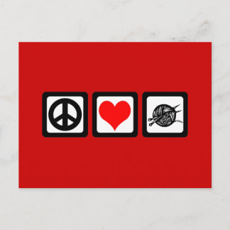 Carte Postale L'amour de la paix