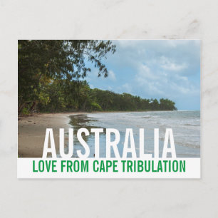 Carte Postale L'amour de l'Australie Queensland Cape Tribulation