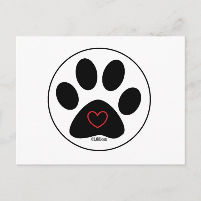 Carte Postale L'amour de LiliBean (Devant)