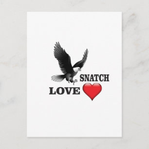 Carte Postale l'amour de l'oiseau