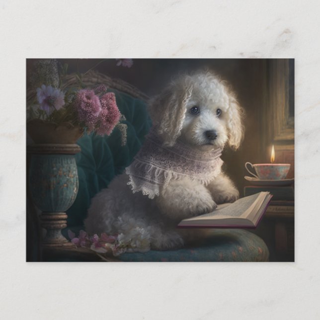 Carte Postale L'amour des chiots (Devant)