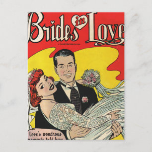 Carte Postale L'amour des mariées