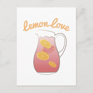 Carte Postale L'amour du citron