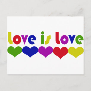 Carte Postale L'amour est l'amour