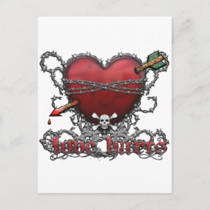 Carte Postale L'amour fait mal