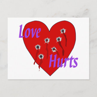 Carte Postale L'amour fait mal