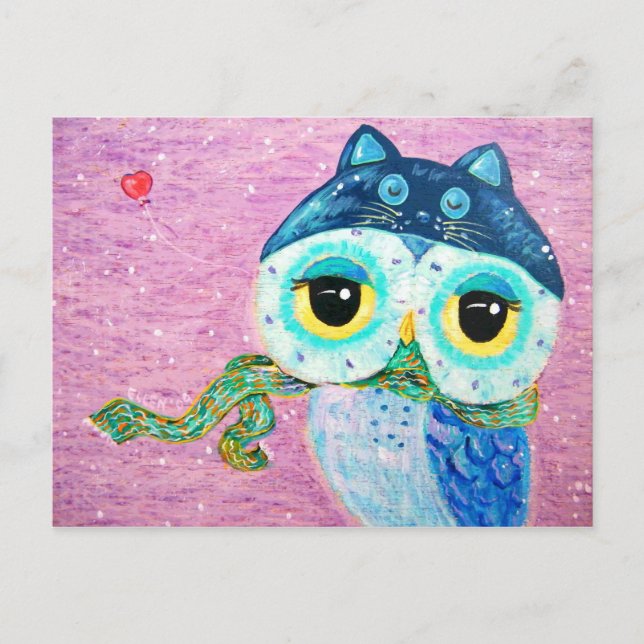 Carte Postale L'amour hivernal (Devant)