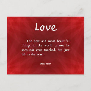 Carte Postale L'amour invisible
