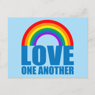 Carte Postale L'amour l'un l'autre Inspirationnel Verse chrétien