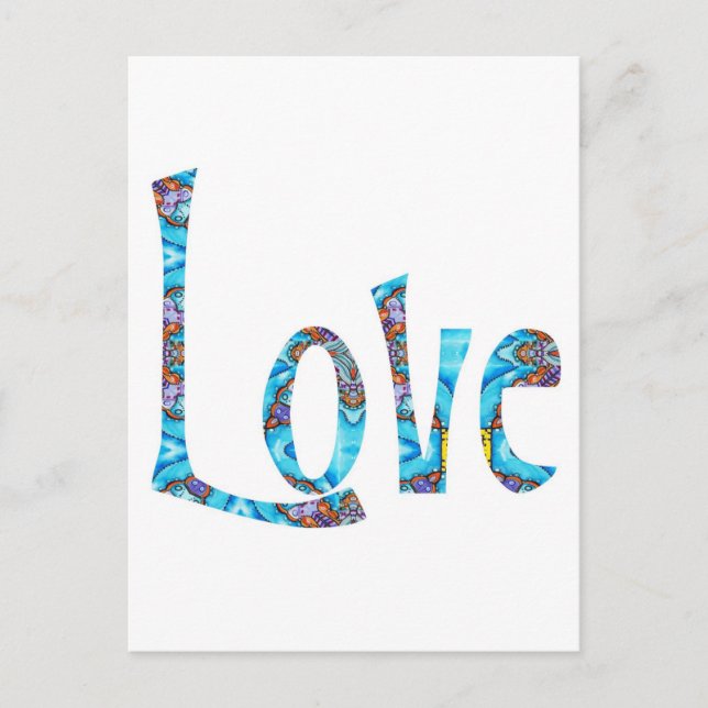 Carte Postale L'Amour Whimsical I (Devant)